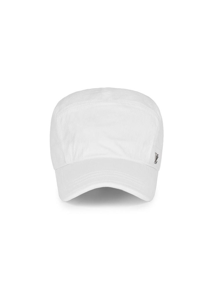 VARZAR is a total fashion brand that pursues pure reinterpretation and various attempts rather than trying to combine with certain cultures through various total fashions.- Minimal mood camp cap made of nylon - VA stud point on the side- Great to wear all year around- Adjustable rubber band on the back White Functional Hat For Outdoor Activities, Functional White Hats For Outdoor Activities, Functional White Hats For Outdoor Use, White Functional 5-panel Hat, Functional White 5-panel Hat, Sporty White Bucket Hat, White 5-panel Hat For Outdoor Activities, Functional White Baseball Cap For Outdoor, White Flat Cap For Outdoor