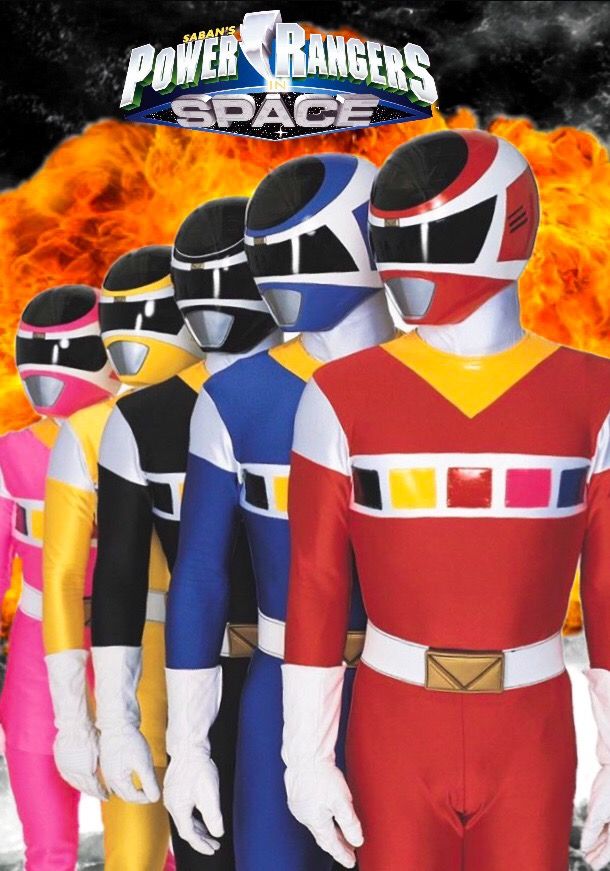 the power rangers are all dressed up in their costumes