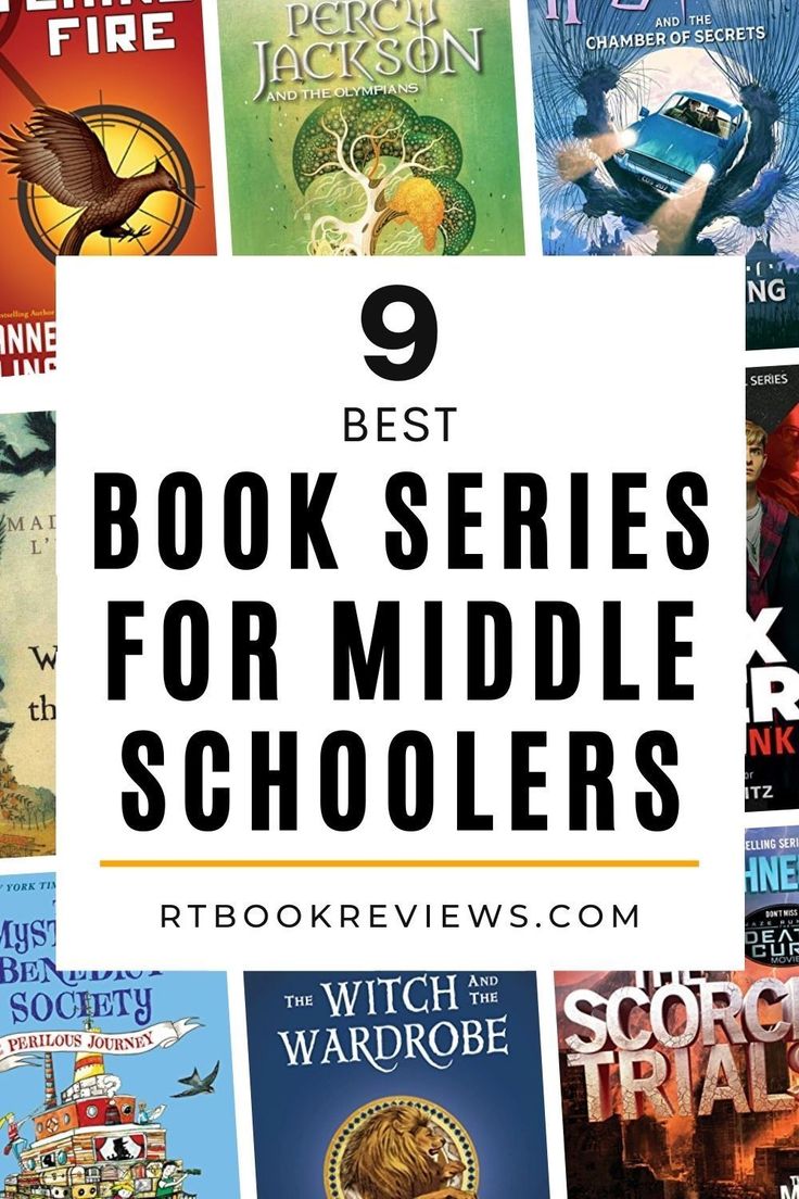 the 9 best book series for middle schoolers