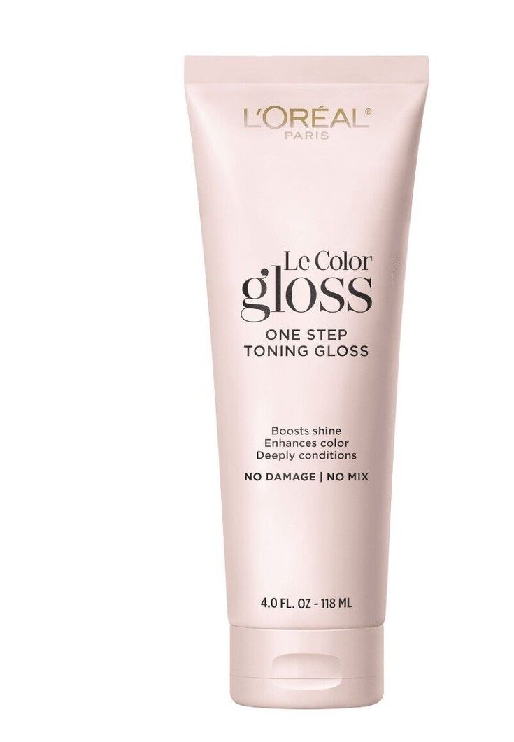 Loreal Paris Le Color Gloss Toner Silver Slate Anti-Yellow Gray Hair Treatment  | eBay Loreal Hair Gloss, Loreal Toner, Loreal Hair, Hair Gloss, Hair Toner, Fairy Hair, Gray Hair, Loreal Paris, Toner