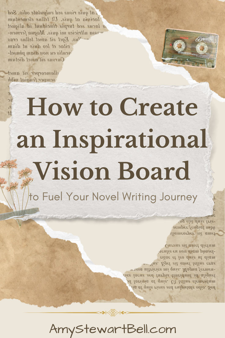 a torn piece of paper with the words how to create an inspirational vision board