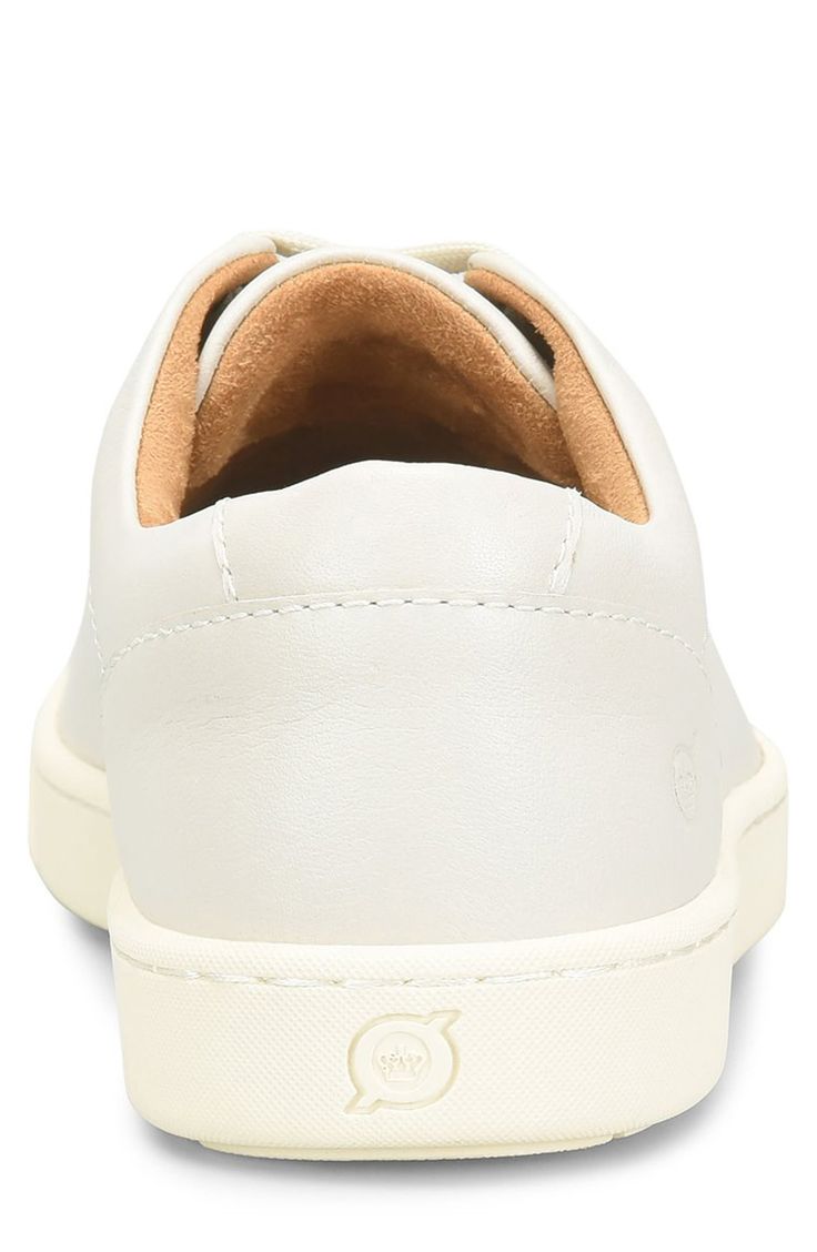 Hand-sewn Opanka construction ensures durability in a burnished leather sneaker built on a flexible foam footbed and grippy rubber sole. Lace-up style Removable, cushioned insole with arch support Made with hand-sewn Opanka construction: the upper is fastened to the outsole with an extended flange joined by stitching, providing flexibility and long-lasting durability with a handcrafted look Leather upper and lining/rubber sole Imported Classic Walking Shoes With White Rubber Sole, Leather Walking Shoes With White Sole And Round Toe, Comfortable Low-top Walking Shoes With Leather Footbed, White Leather Walking Shoes With Rubber Sole, Leather Sneakers With Cushioned Footbed And White Sole, White Leather Walking Shoes With Removable Insole, Comfortable Leather Walking Shoes With Ortholite Insole, Ortholite Insole Sneakers In Swift Leather, Comfortable Walking Sneakers With Leather Footbed