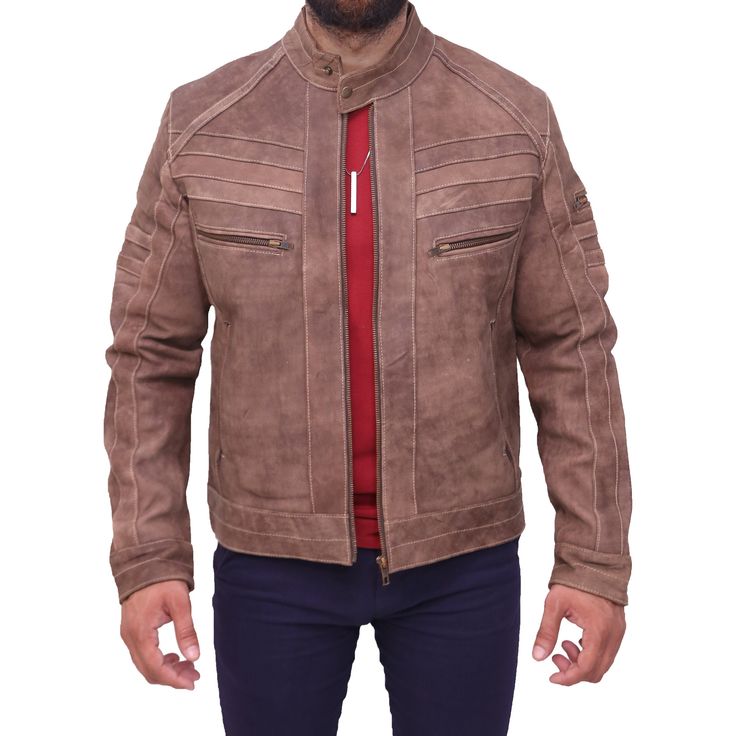 [additional] Men's Brown Motorcycle Leather Jacket Are you tired of generic brown leather jackets because almost everyone owns the same? Do you want to stand out this winter season without stepping too much out of your comfort zone? If this sounds like you we have found you the perfect winter accessory you need this season. Our men’s brown motorcycle leather jacket is no ordinary motorcycle jacket. It sets you a class apart because of the superior designing, fit, top stitching and most important Rugged Brown Leather Jacket For Winter, Urban Brown Biker Jacket For Winter, Urban Brown Winter Biker Jacket, Brown Urban Biker Jacket For Winter, Rugged Brown Biker Jacket For Outdoor, Brown Rugged Biker Jacket For Outdoor, Leather Outerwear For Fall Urban Adventures, Urban Brown Biker Jacket For Fall, Rugged Brown Biker Jacket For Winter