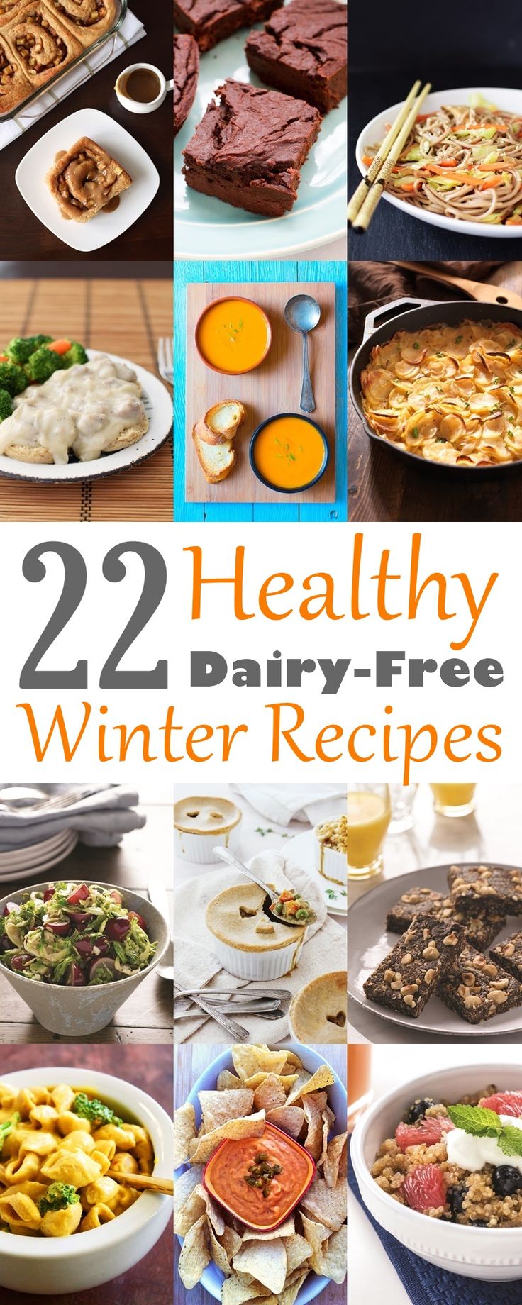 many different pictures of food and drinks with the words 22 healthy winter recipes on them