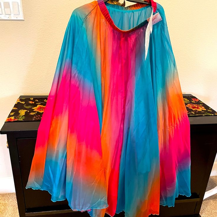 Nwt Size M Colorful Vibrant Skirt For Spring, Vibrant Colorful Skirt For Spring, Vibrant Pink Skirt For Spring, Vibrant Pink Summer Skirt, Vibrant Pink Spring Skirt, Colorful Vibrant Spring Skirt, Vibrant Colorful Spring Skirt, Multicolor Relaxed Fit Maxi Skirt For Party, Relaxed Fit Multicolor Maxi Skirt For Party