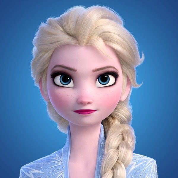 a frozen princess with long blonde hair and blue eyes