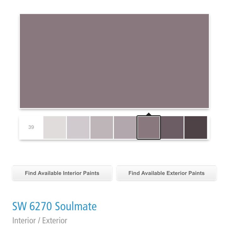 the color scheme for an interior painting project