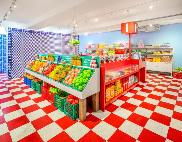 a store filled with lots of fresh fruits and vegetables