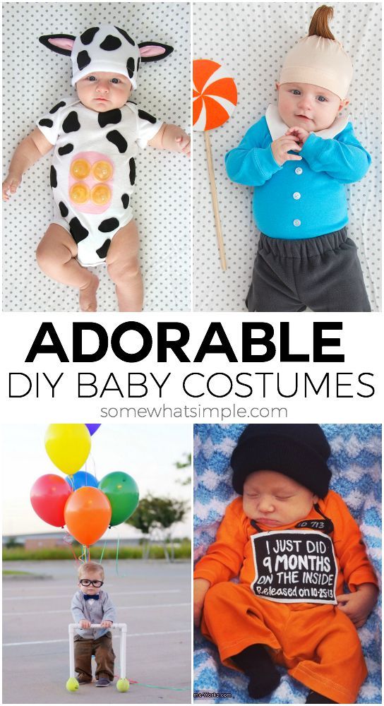 adorable diy baby costumes that are easy to make and great for halloween or any time of the year