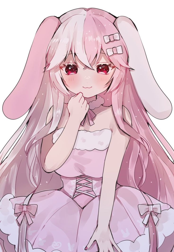 Cute bunny girl. Bunny Oc Girl, Anime Bunny Kawaii, Bunny Girl Drawing, Bunny Vtuber, Vtuber Reference, Pretty Profile, Vtuber Model, Bunny Girls, Icon Ideas