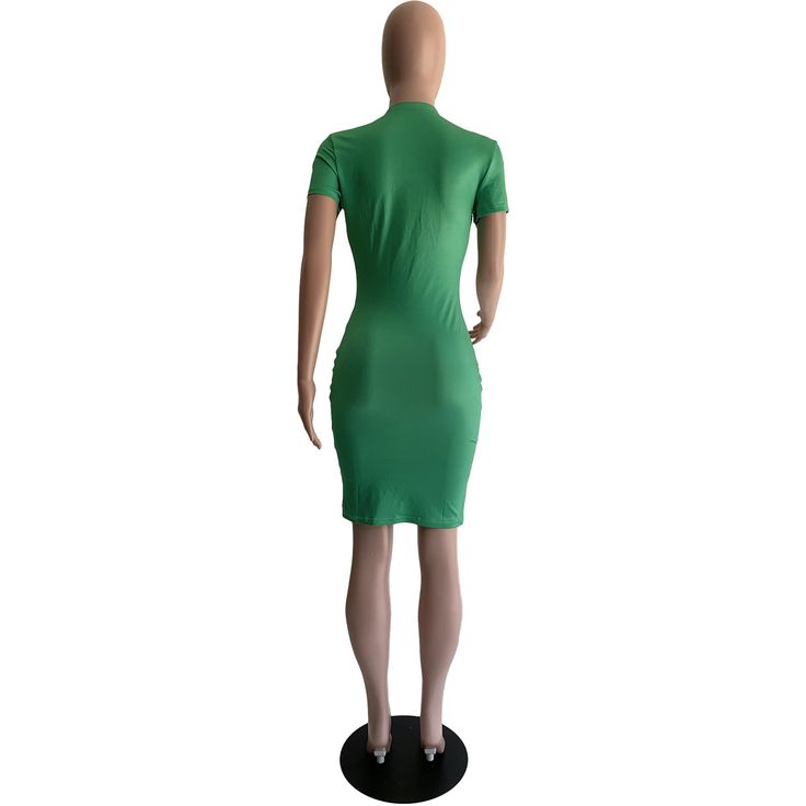 Summer Short Sleeve Bodycon T Shirt Dresses Stretch Short Sleeve Solid Color Bodycon Dress, Casual Solid Color Short Sleeve Bodycon Dress, Casual Short Sleeve Solid Color Bodycon Dress, Fitted Mini Length T-shirt Dress For Summer, Spring Stretch Solid T-shirt Dress, Spring Solid Stretch T-shirt Dress, Spring Stretch T-shirt Dress In Solid Color, Bodycon Mini Dress With Short Sleeves, Stretch T-shirt Dress For Spring