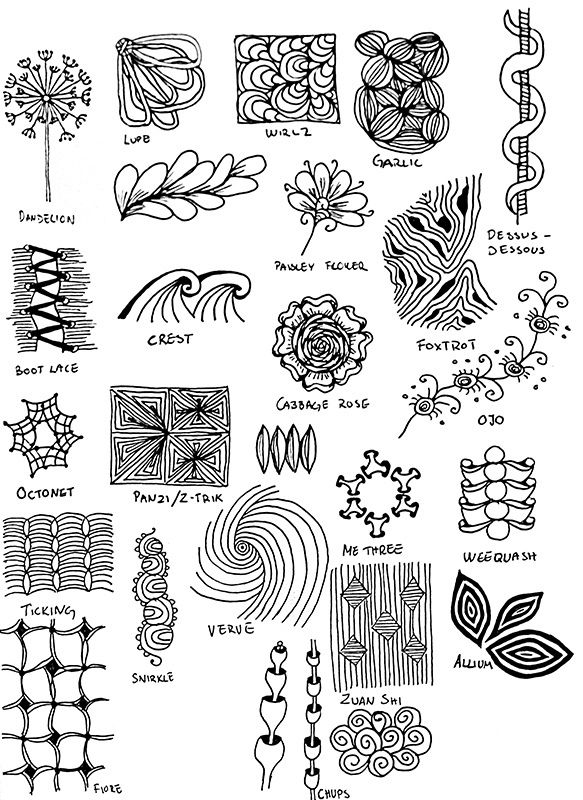 an image of different types of embroidery designs