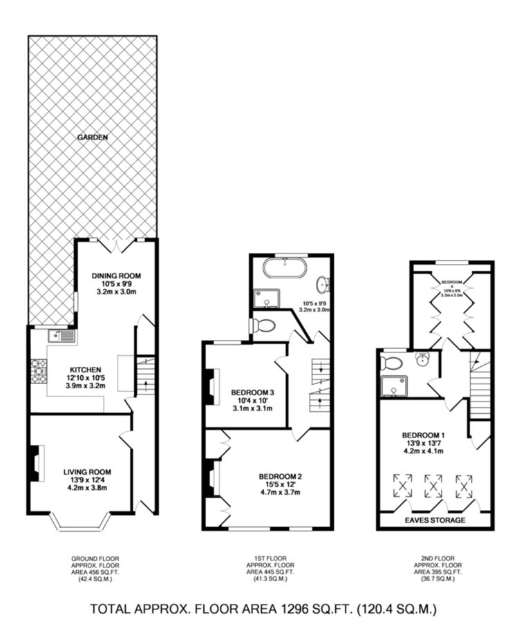 the floor plan for two story townhouses