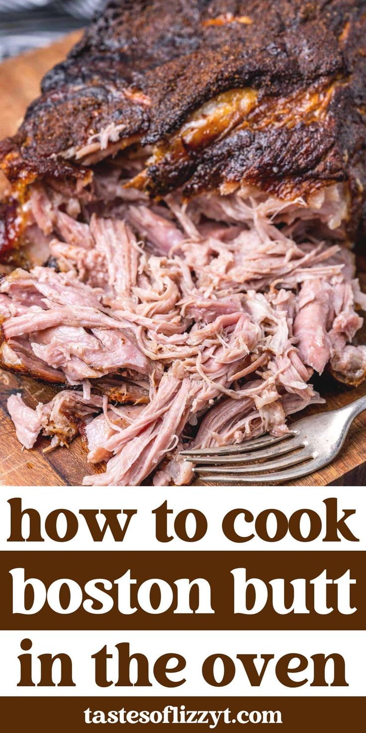 Pork Shoulder In The Oven, Pork Shoulder Oven, Pork Oven, Pulled Pork Oven, Pork Shoulder Recipes, Pork Roast Recipes, Pork Dinner, How To Cook Pork, Pulled Pork Recipes