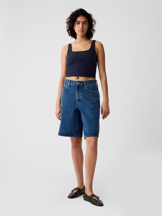 Compact Jersey Brami | Gap Fitted Gap Crop Top For Summer, Trendy Fitted Tank Top From Gap, Short Tops With Built-in Bra, Trendy Fitted Tank Top By Gap, Fitted Cami Tops By Gap, Summer Square Neck Elastane Tank Top, Fitted Cami Tank Top By Gap, Casual Gap Camisole Tank Top, Trendy Fitted Gap Tank Top