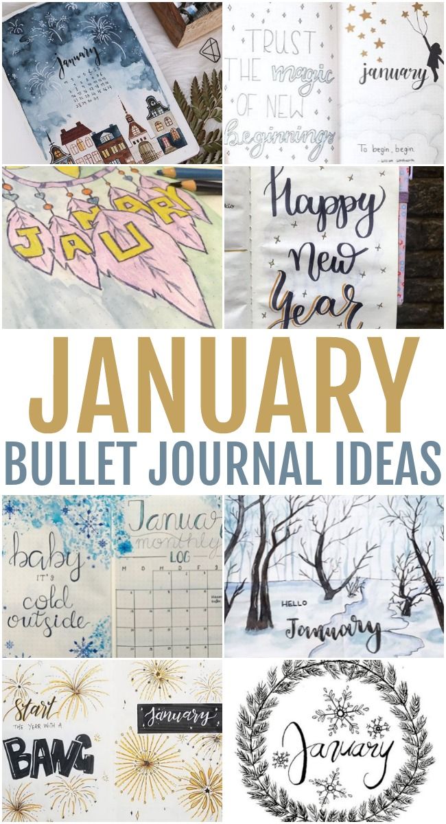 Whether you're just starting out or planning a new journal for the new year, these January bullet journal ideas will help with a setup that is perfect for you. January Doodles Ideas, January Bulletin Journal Ideas, January Journal Page, New Year Bullet Journal, Winter Bullet Journal Ideas, January Bullet Journal Ideas, Bullet Journal Ideas January, January Bullet Journal Theme, Bullet Journal Page