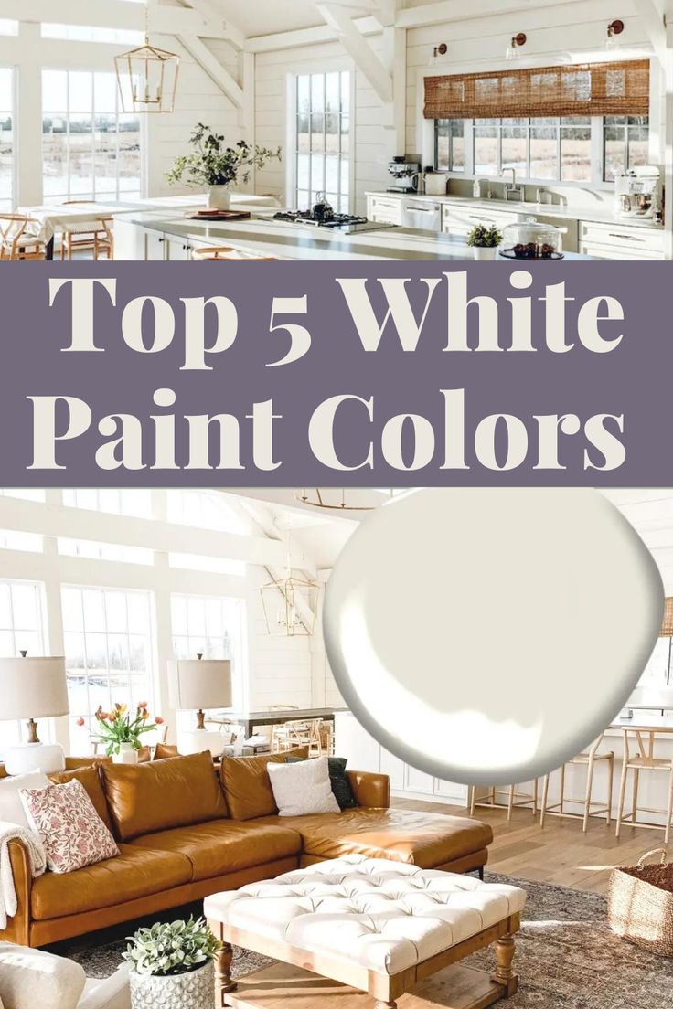 the top 5 white paint colors