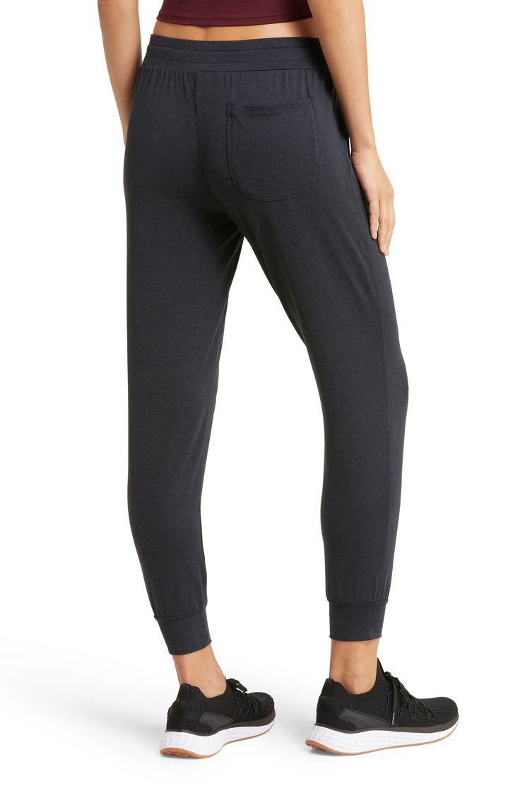 Made from a soft, stretchy recycled blend, these lightweight joggers are the perfect way to kick back in comfort during warmer months. 27" inseam; 9" leg opening; 11" front rise; 14" back rise (size Medium)   88% recycled polyester, 12% spandex   Machine wash, tumble dry   Imported Relaxed Fit Go-dry Sweatpants For Yoga, Relaxed Fit Go-dry Yoga Pants For Loungewear, Comfortable Moisture-wicking Yoga Pants For Loungewear, Relaxed Fit Elastane Yoga Pants For Loungewear, Relaxed Fit Go-dry Joggers, Casual Go-dry Yoga Pants For Loungewear, Comfortable Go-dry Sweatpants For Loungewear, Comfortable Go-dry Activewear For Loungewear, Comfortable Go-dry Pants For Loungewear