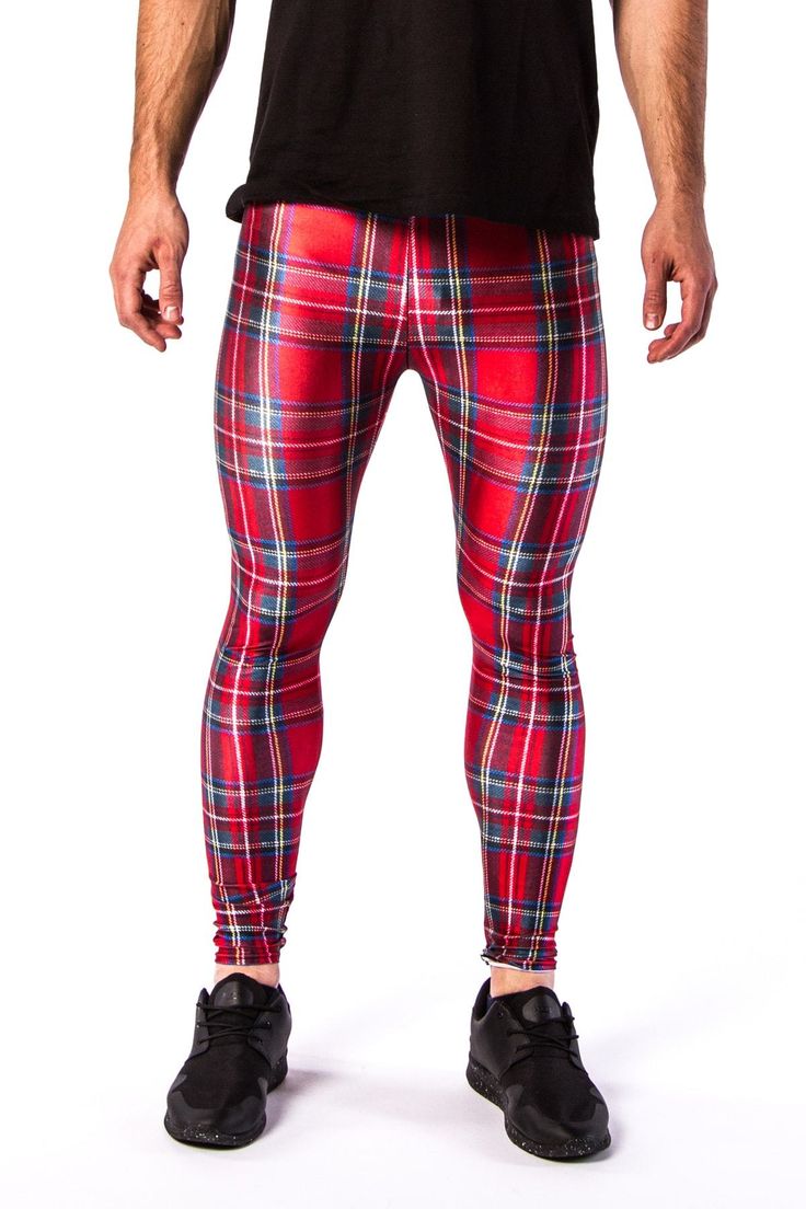 LOWLAND BROGUE MEETS HIGHLAND ROGUE. MADE FOR CABER TOSSING AND WRESTLING THE ODD TIMBERWOLF. Description: Red tartan coloured men's leggings Breathable & moisture wicking 4-Way Stretch Fabric Hand wash cool, quick drying High Stretch Spandex / Polyester Model is 189cm tall and wears size Large. STYLE WITH Kapow’s Tanks and T-shirts. Perfectly tailored to be worn with any pair of leggings. Apollo or Midnight Shortsfor the layered sports look Our gold standard Men’s Underwear. Classic styling Red Winter Sports Pants, Red Sports Pants For Winter, Red Sport Bottoms For Fall, Red Long Pants For Winter, Red Fitted Casual Leggings, Casual High Stretch Red Pants, Red High Stretch Casual Pants, Casual High-stretch Red Pants, High Stretch Casual Red Pants