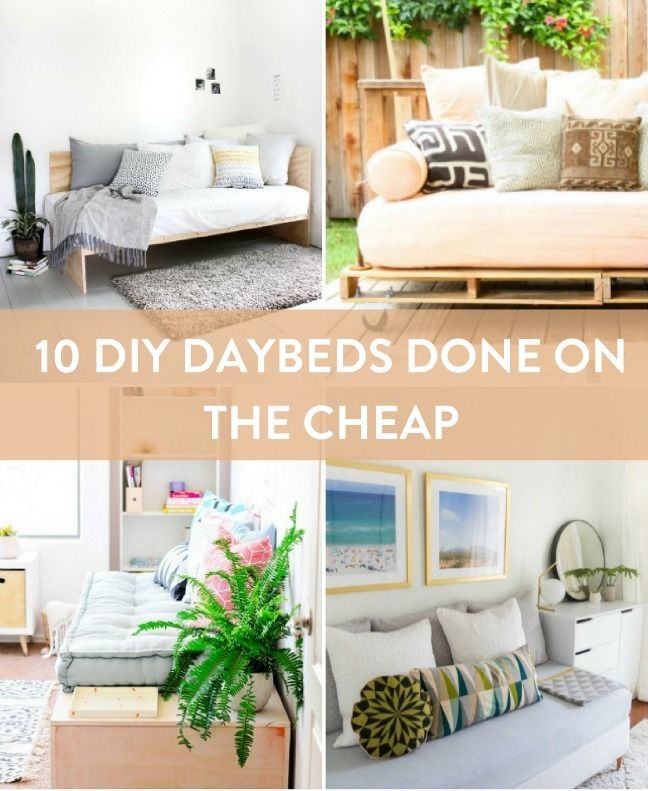 the top 10 diy daybeds done on the cheapest couch in the house