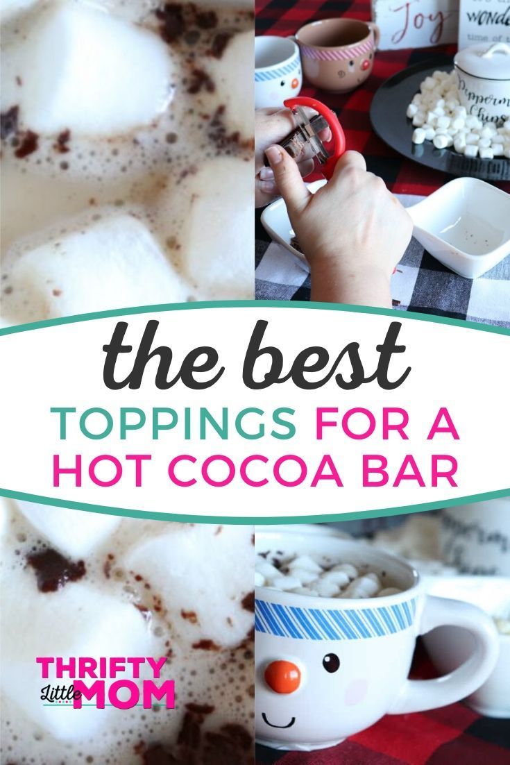 the best toppings for a hot cocoa bar