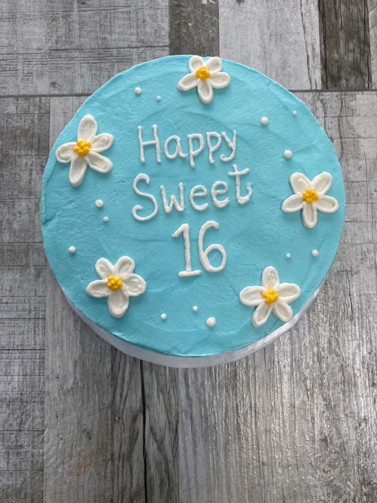 #cakeinspo #sweet16 #minimalistcake #minimalist #cake #aesthetic #aestheticcake #birthday #party #soft Cake Designs Birthday Sweet 16, Birthday Cake 16 Sweet Sixteen Simple, Blue Cake Sweet 16, 16ty Birthday Cake, Birthday Cake 16 Sweet Sixteen Aesthetic, Sweet 16 Birthday Cakes Simple, Cute Sweet 16 Cakes, 16 Year Birthday Cake, Sweet 16 Cakes Aesthetic