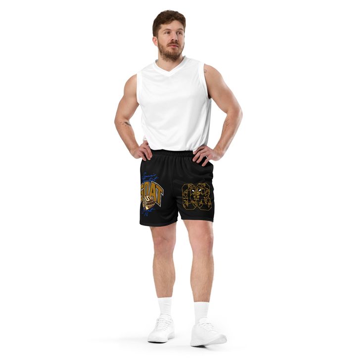 These shorts are the perfect choice for those who need flexibility in their attire. Whether you’re hitting the gym, running errands or enjoying an outdoor activity, they’ll be your trusty companion. Look good, feel good, and stay comfortable, all with the unisex mesh shorts. • 100% recycled polyester fabric • Fabric weight: 4.7 oz/yd² (160 g/m²) • Two-way stretch fabric • Moisture-wicking material • Regular fit • UPF50+ protection • Elastic waistband • Fabric is OEKO-TEX 100 standard and Global Casual Stretch Shorts With Sweat Resistance, Casual Sweat Resistant Shorts For Training, Athletic Fit Activewear Shorts For Sports Events, Casual Sweat-resistant Training Shorts, Casual Sweat-resistant Short Bottoms, Athletic Fit Activewear For Sports Events, Workout Shorts For Sports Season, Athletic Fit Shorts For Sports With Short Leg, Athletic Shorts For Sports Season