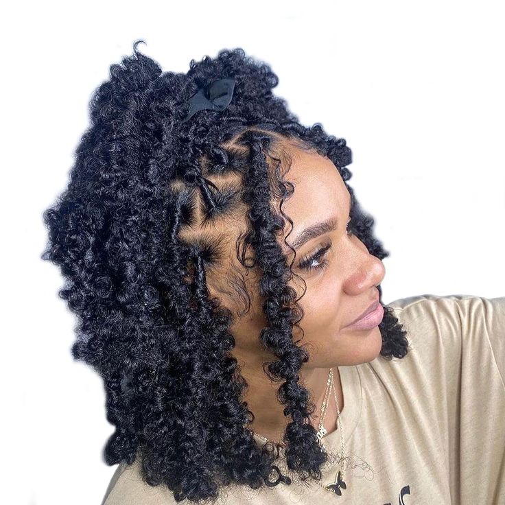 PRICES MAY VARY. 12 Inch New Hairstyle Pre-Twisted Butterfly Locs Crochet Hair Made of 100% High Quality Synthetic Firber By Professional Braider,It Is Soft Neat and Tight and not easy to Spread. Package: 6 packs Distressed Butterfly Locs, 12strands/pack, and 12 inch, normally 6-7packs can make a full head The New Hairstyle Butterfly Locs Crochet Hair.Following Beautiful Fashion Trend, Make You Goddess-Like Existence! Hair advantages: 100% Hand-Made Distressed Butterfly locs Crochet Hair, No Sme Butterfly Locs Crochet, Cornrow Braids, Butterfly Locs, Locs Crochet, Faux Locs Hairstyles, Braids Hairstyles Pictures, Wig Color, Quick Braided Hairstyles, Protective Hairstyles Braids