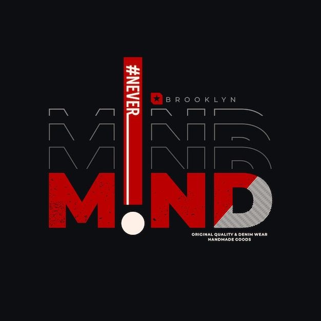 the logo for brooklyn's main mind, which is designed in red and black