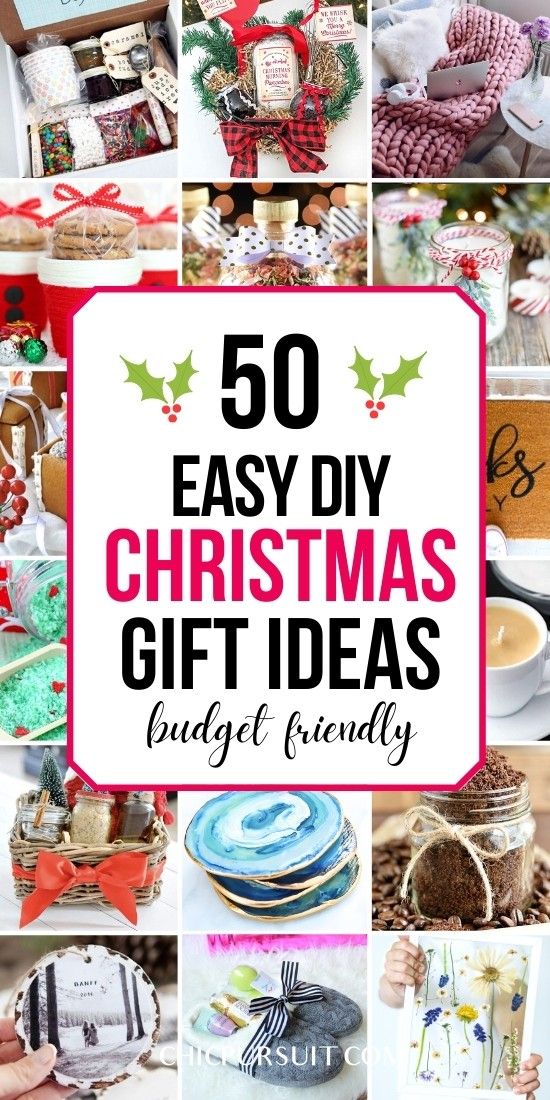 50 easy diy christmas gift ideas that are perfect for the holiday season and beyond