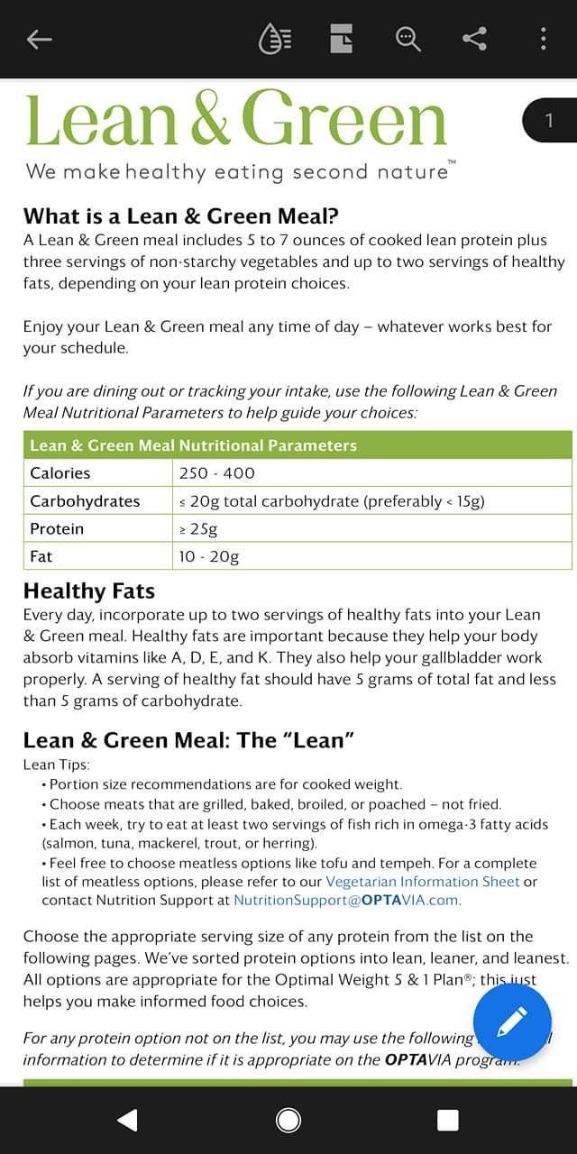 the lean and green app is shown on an iphone screen, with text below it