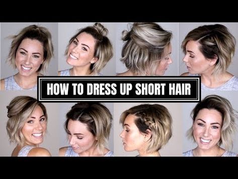 Dress Up Short Hair, Fixing Short Hair, Balayage Short, Short Hair Up, Brunette Balayage, Diy Shorts, Olivia Culpo, Hair Balayage, Makijaż Smokey Eye