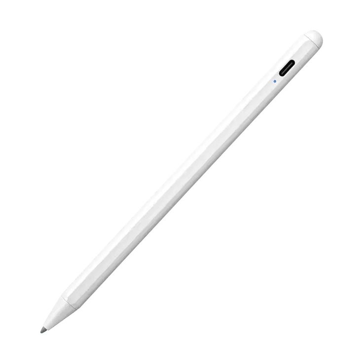 a white pen on a white background