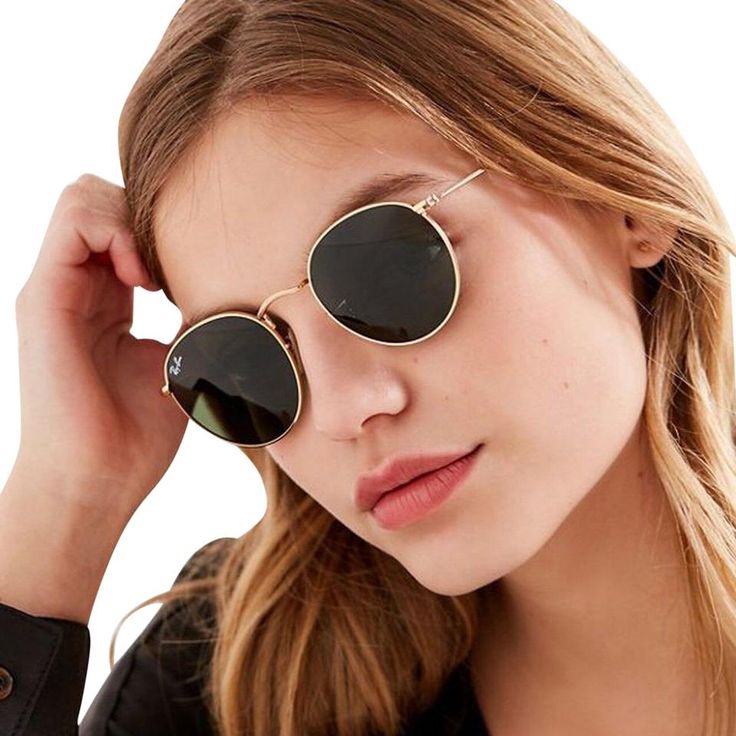 Ray Ban Round Sunglasses, Ray Ban Round Metal, Round Metal Sunglasses, Round Ray Bans, Sunglasses Women Vintage, Classic Sunglasses, Pink Sunglasses, Wayfarer Sunglasses, Metal Sunglasses