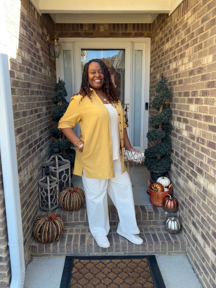 Relaxed fit shacket. Pairs perfectly with jeans and ankle boots or a sweater dress for fall. Color: Yellow Jeans And Ankle Boots, Fall Sweater Dress, Dress For Fall, Fall Color, Fall Favorites, Fall Shopping, Powerful Women, Stylish Women, Sweater Dress