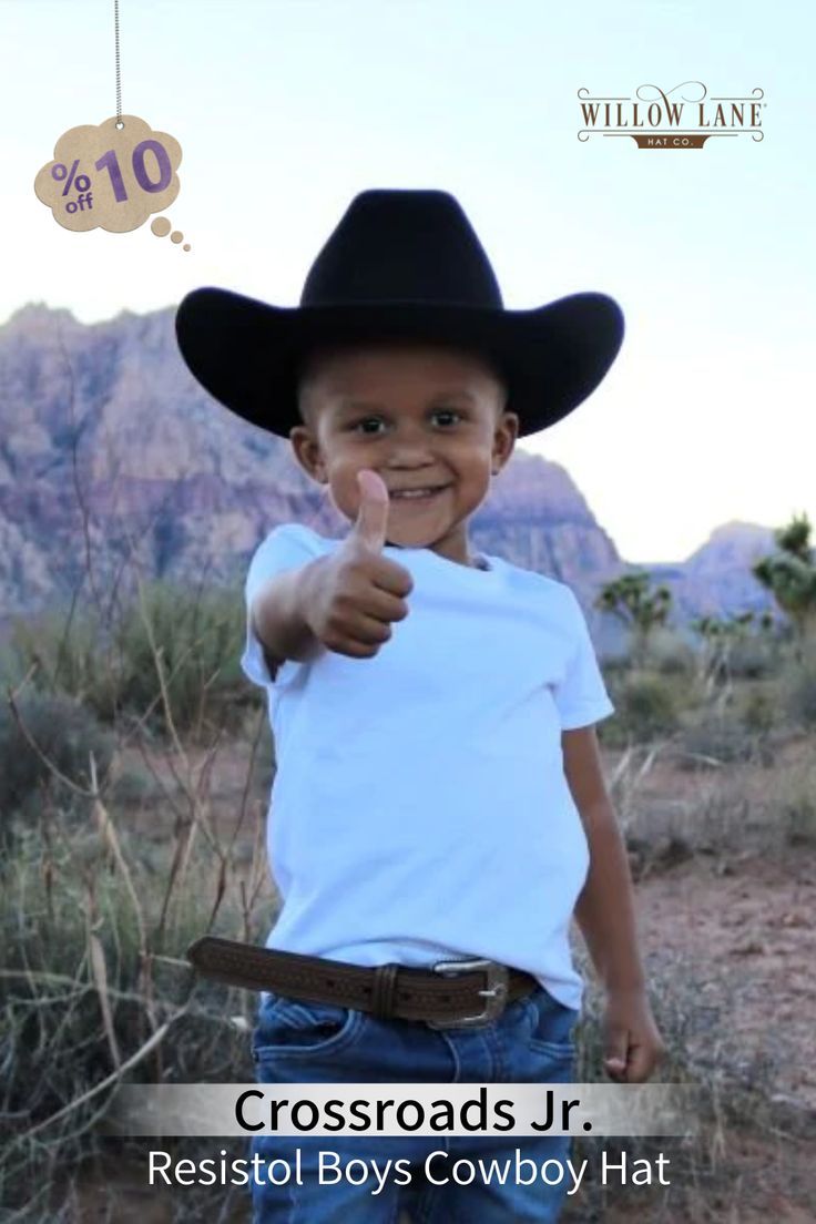 • 4” Brim
• 4 1/4" Cattleman profile 68
• 2-ply band Black Felt Cowboy Hat, Kids Western Wear, Cowboy Attire, Kids Cowboy Hats, Mens Western Style, Felt Cowboy Hat, Western Photoshoot, Trending Hats, Felt Cowboy Hats