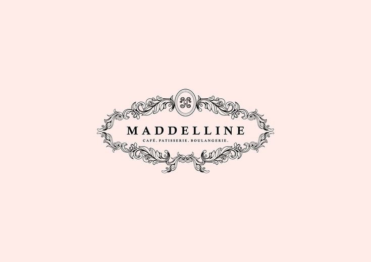 the logo for maddelline, an italian restaurant and wine bar that is located in paris