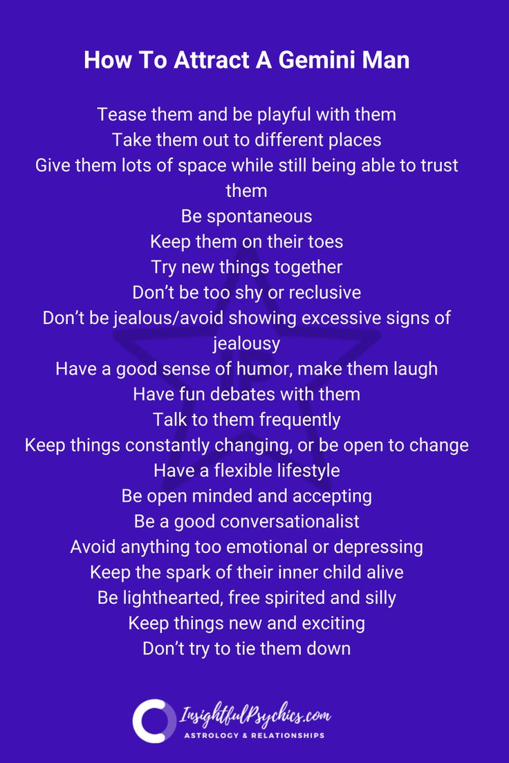 the poem how to attract a genni man on a purple background with white lettering