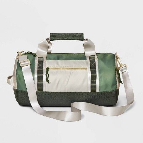 Men's Weekender Bag - Goodfellow & Co™ Green Functional Green Travel Accessories For Everyday Use, Sporty Rectangular Weekender Bag For Outdoor Activities, Practical Green Luggage For Travel, Sporty Travel Bag For Outdoor Activities, Practical Green Travel Luggage, Green Satchel Bag For Outdoor Activities, Functional Green Tote Bag, Practical Green Luggage With Sleeve, Green Functional Travel Accessories For Outdoor Activities