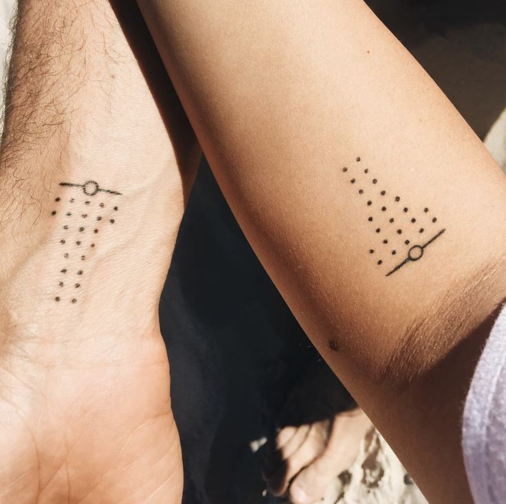 Geometric Marriage Tattoos: Wedding Date in Dots Engagement Tattoos, Simple Couples Tattoos, Wedding Date Tattoos, Marriage Tattoos, Wife Tattoo, Wedding Ring Tattoo, Finger Tats, Date Tattoos, Dot Tattoos