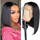 Lace Closure Bob, Bob Cut Wigs, Remy Hair Wigs, Short Human Hair Wigs, Human Wigs, Straight Bob, Wig Human Hair, Hair Straight, Short Bob Wigs