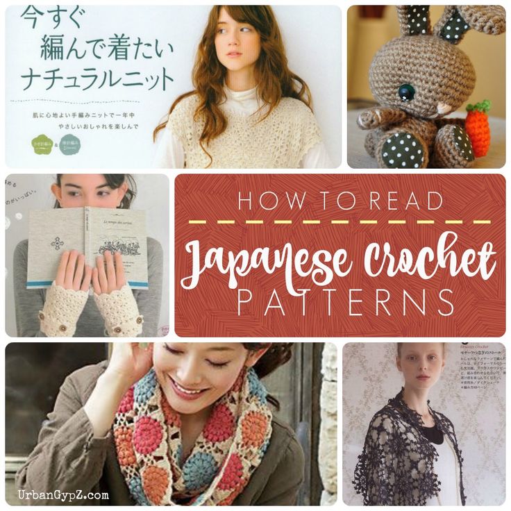 there are pictures of different crochet patterns on this page and the title says, how to read japanese crochet patterns