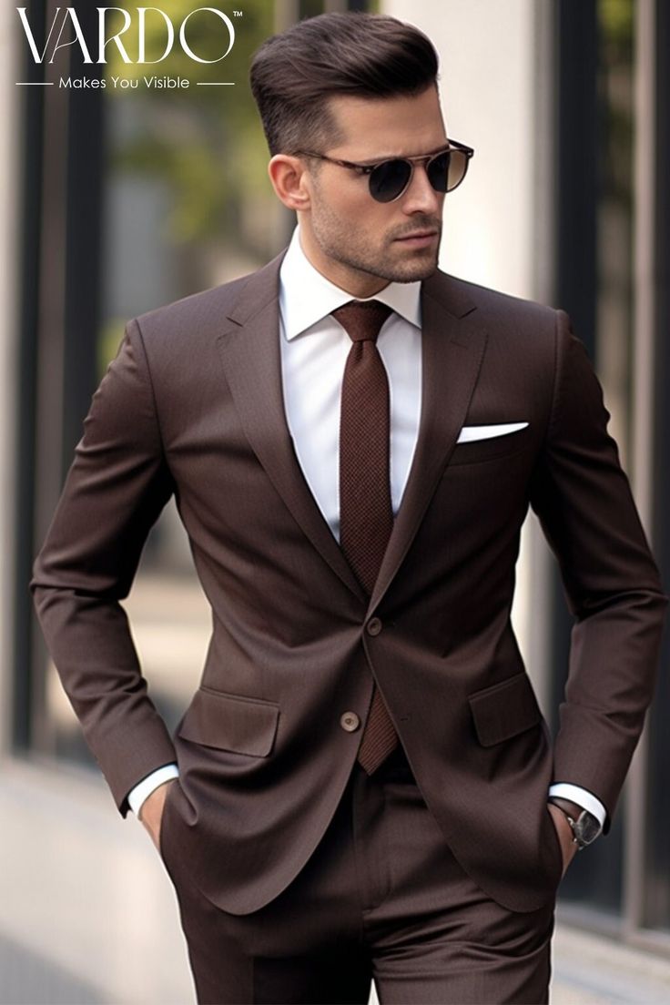 >>ORIGINAL ARTWORK AND CONTENT, PLEASE DO NOT COPY<< Men Suits, Suits For Man, Coffee Brown Two Piece Suit for Men - Stylish Formal Suit for Every Occasion, Formal Attire, Formal Attire for Men, Formal piece Wedding Suit, Double Breasted, Formal Fashion Slim Fit Suit. Description: Elevate your style with our Coffee Brown Two Piece Suit for men, perfect for a wide range of occasions. Crafted with precision and designed for modern gentlemen, this suit is a must-have addition to your wardrobe. 👔 Key Features: ✓ High-quality fabric for comfort and durability ✓ Impeccable tailoring for a sharp and sophisticated fit ✓ Timeless coffee brown color that suits all seasons ✓ Versatile design suitable for weddings, parties, and business events This two-piece suit exudes confidence and class, making y Formal Mens Suits Men Styles, Men's Brown Suit, Fashion Suits For Men Wedding, Suits Color For Men, Tan Brown Suits For Men, Brown Coat Pant For Men, Men’s Wedding Suites, Coffee Suit Men, Chocolate Brown Mens Suit