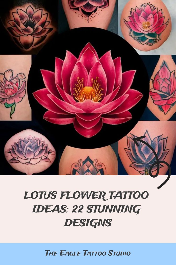 Lotus Flower Tattoo Ideas: 22 Stunning Designs Black And White Lotus Flower, Lotus Flower Tattoo Wrist, Red Lotus Tattoo, Lotus Flower Tattoo Ideas, Lotus Flower Tattoos, Bold Tattoo, Lotus Flower Tattoo Design, Tattoo Lotus, Lotus Tattoo Design