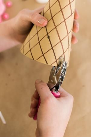 Crazy Hair Ice Cream Cone, Ice Cream Hair Crazy Hair Day, Ice Cream Cone Headband Diy, Ice Cream Cone Hat Diy, Ice Cream Cone Costume Women, Ice Cream Crazy Hair Day, Crazy Hair Day Ice Cream Cone, How To Make A Cone Hat, Crazy Hair Day Ice Cream