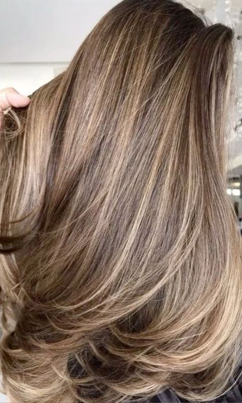 🍁 Fall in love with the stunning fall bronde balayage, a must-try hair trend that captures the essence of autumn! This beautiful blend of blonde and brunette tones creates a natural, sun-kissed look that’s perfect for the season. Ideal for adding warmth and dimension, this balayage is low-maintenance yet high-impact. Whether you’re new to balayage or a seasoned pro, this trend offers a chic update that suits any style. Discover the magic of fall bronde balayage today! Hair Color Trends For Brunettes, Dark Hair Color, Rambut Brunette, Brown Hair Looks, Brown Hair Inspo, Brunette Hair With Highlights, Long Hair Color, Brown Hair Balayage, Healthier Hair