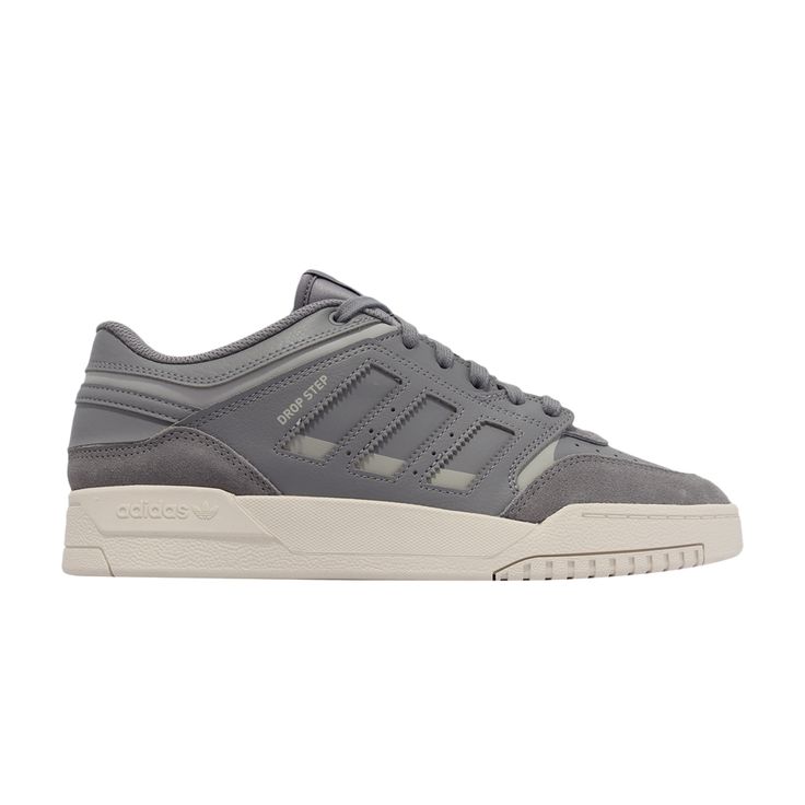 Find ADIDAS Drop Step Low ' Stone on Editorialist. Drop Step Low 'Grey Stone' Gray Low-top Sneakers With Boost Midsole, Low-top Gray Sneakers With Boost Midsole, Gray Custom Sneakers With Boost Midsole For Jogging, Gray Low-top Custom Sneakers For Jogging, Gray Low-top Sneakers For Jogging, Gray Low-top Sneakers For Streetwear, Gray High-top Sneakers With Cushioned Footbed For Sports, Gray Adidas Lace-up Sneakers, Gray Adidas Lace-up Sneakers With Logo