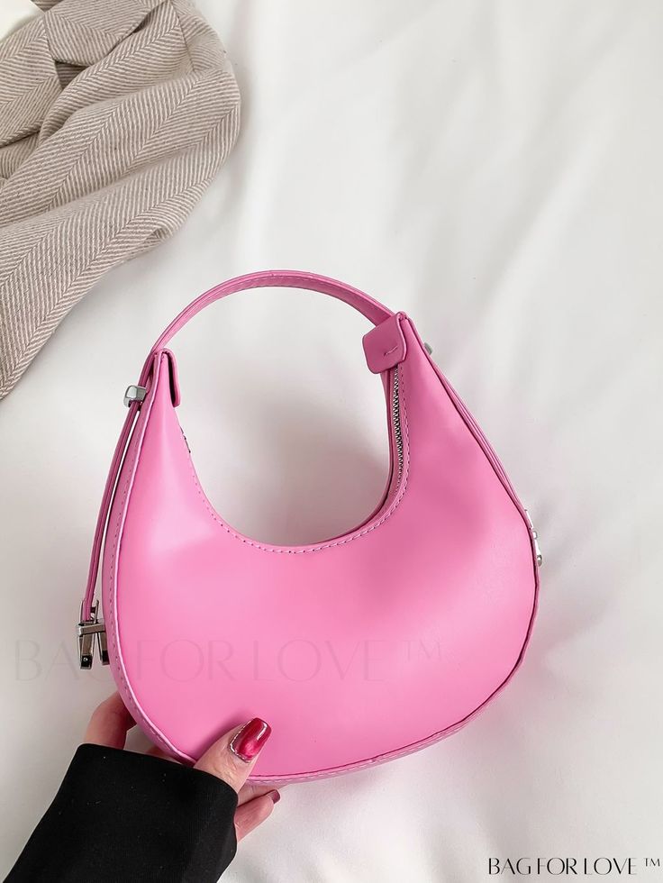 BagForLove - Compact Modern Hobo Bag Product Description Color Pink Magnetic No Bag Size Mini Type Hobo Bag Pattern Type Plain Closure Type Zipper Strap Type Top Handle Style Fashionable Composition 100% Polyurethane Material PU Leather Size Chart INCH CM Bag Length Bag Width Bag Height Handle Height 7.9 inch 2.4 inch 7.9 inch 5.5 inch Bag Length Bag Width Bag Height Handle Height 20 cm 6 cm 20 cm 14 cm Details Pictures Similar Products h2 { text-align: center; } /* æ¢è¡ */ li{ white-space: no Inch Bag, Details Pictures, Magnetism, White Space, Hobo Bag, Bag Pattern, Top Handle, 20 Cm, Pu Leather