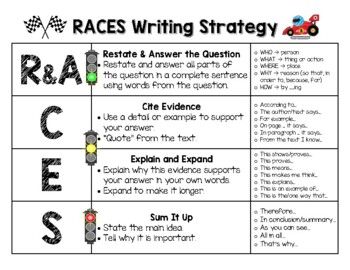 race strategy worksheet with the words race written on it