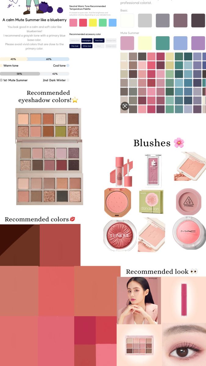 Skin undertone cool summer makeup Summer Mute Color Palettes Outfit, Summer Mute Hair Color, Summer Mute Cool Tone Makeup, Summer Light Cool Makeup, Soft Summer Korean Outfits, Summer Muted Color Palette, Light Summer Pallete, Mute Summer Pallete, Soft Summer Makeup Ideas